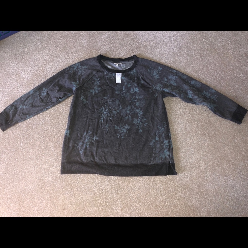 Maurices Plus Floral Sweatshirt 2x